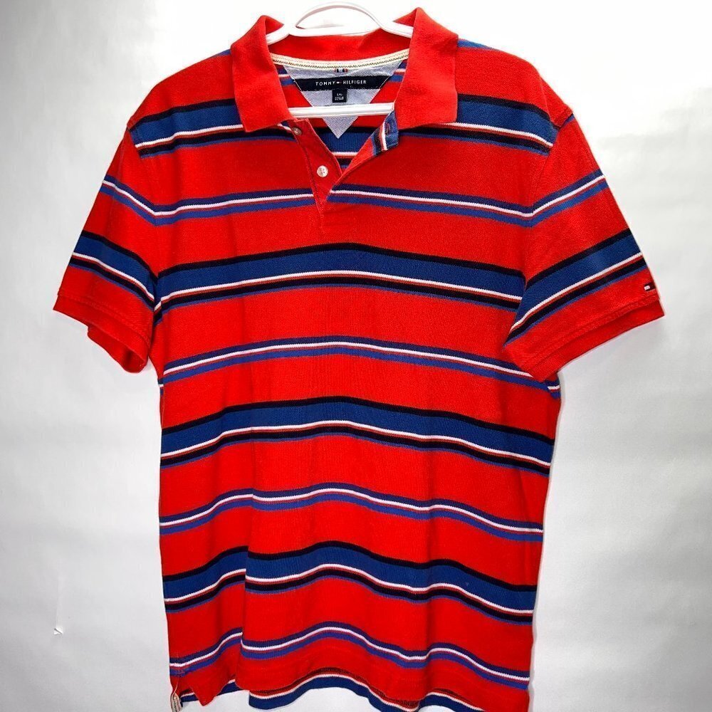 TOMMY Hilfiger Men's Polo Shirt Size Large